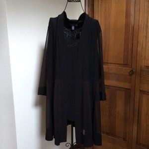 J&M Richard’s 2 Piece pant Set, Black, 22W